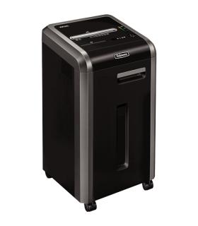 Fellowes 225Mi Destructora de Papel Manual Corte en Microparticulas P-5 - Destruye hasta 18 Hojas - Capacidad de la Papelera 60L