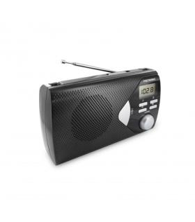 Metronic Radio Portatil AM/FM con Funcion Alarma - Pilas - Color Negro