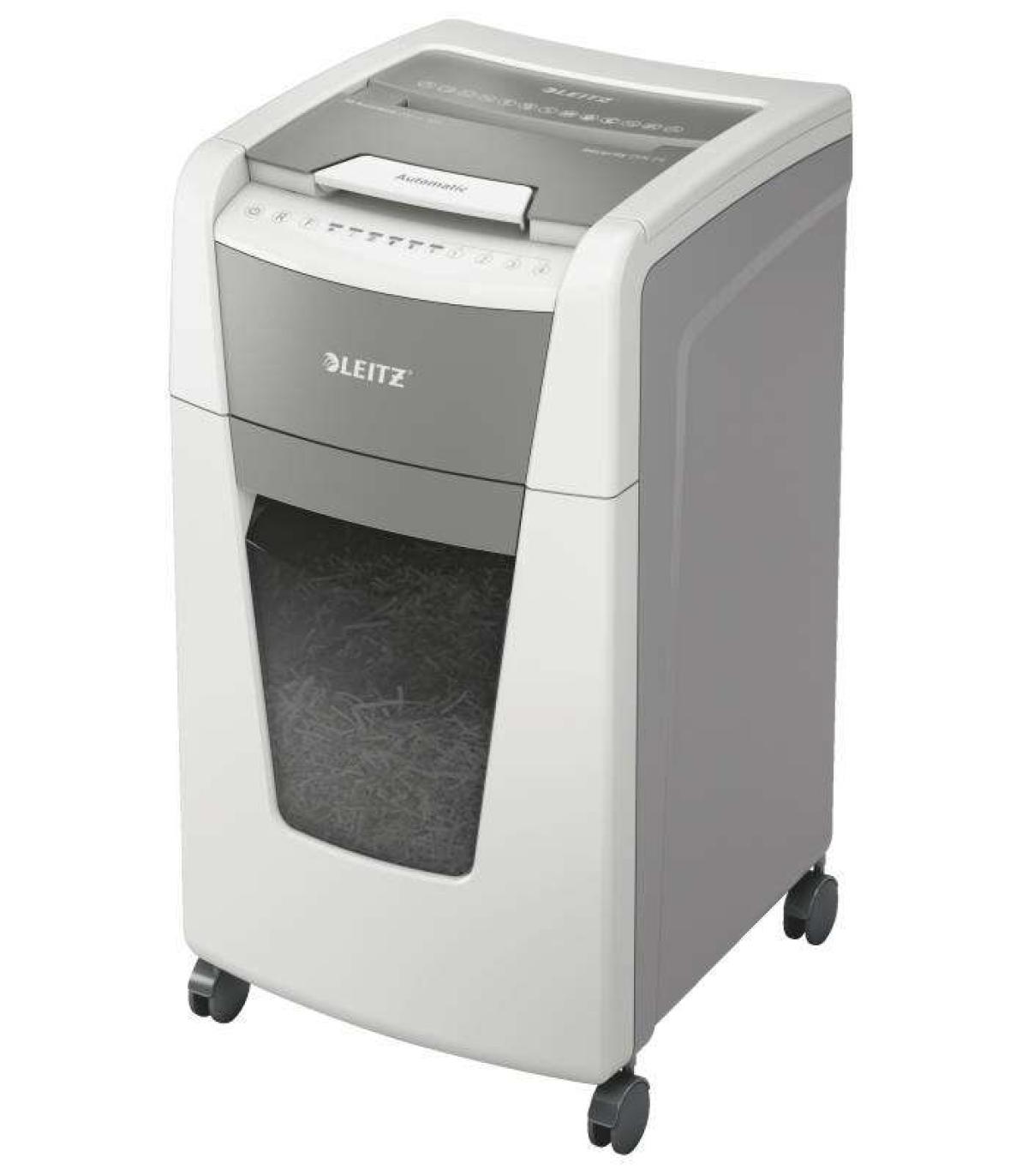 Leitz IQ 300 Autofeed P4 Destructora Automatica de Papel Corte en Particulas P-4 - Autoalimentacion 300 Hojas, Manual 10 Hojas..