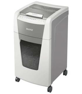 Leitz IQ 300 Autofeed P5 Destructora de Papel Automatica Micro Corte P-5 - Autoalimentacion 300 Hojas, Manual 8 Hojas - Papelera