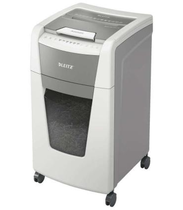 Leitz IQ 300 Autofeed P5 Destructora de Papel Automatica Micro Corte P-5 - Autoalimentacion 300 Hojas, Manual 8 Hojas - Papelera