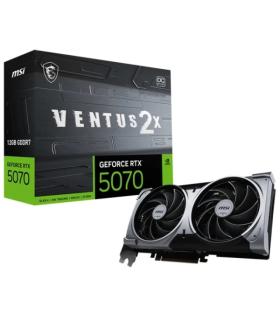 MSI GeForce RTX 5070 Ventus 2X OC Tarjeta Grafica 12GB GDDR7 Reflex 2 RTX AI DLSS4
