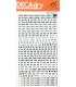 Apli Letras y Numeros Transferibles - 3mm - 888 Caracteres - Negros