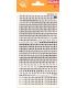 Apli Letras y Numeros Transferibles - 3mm de Tamaño - 795 Caracteres - Facil Aplicacion y Remocion - Negro