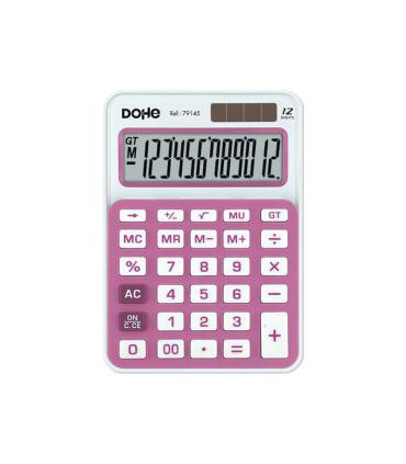 Dohe Calculadora Electronica de 12 Digitos - Funciones de Raiz Cuadrada y Mark Up - 4 Teclas de Memoria - Alimentacion Solar..