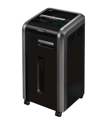 Fellowes 225Ci Destructora de Papel Manual Corte en Particulas P-4 - Destruye hasta 24 Hojas - Capacidad de la Papelera 60L - Co
