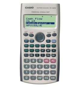 Casio FC100V Calculadora Financiera - Pantalla de 4 Lineas - Teclas de Acceso Directo Personalizables - Alimentacion con Pilas