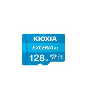 Kioxia Exceria G2 Tarjeta Micro SDXC 128GB UHS-III A1 V30 Clase 10 con Adaptador