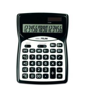Milan Calculadoras 16 Digitos - 3 Teclas de Memoria - Funcion Impuestos - Raiz Cuadrada - Calculo de Margenes