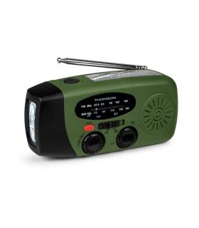 Thomson RT260 Radio - Linterna de Emergencia - Funcion Powerbank - Color Verde