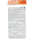 Apli Letras y Numeros Transferibles Super 6mm - 390 Caracteres - Negros Intensos