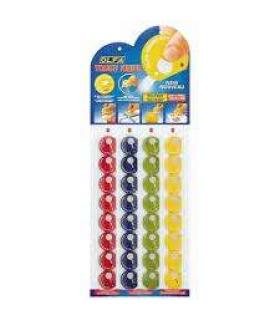 Olfa TK-4 Expositor de 32 Mini Cuters - Cuchilla de Acero Inoxidable - Colores Surtidos