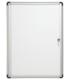 Bi-Office Vitrina para Anuncios o Carteles - Puerta Abatible con Cerradura - Tamaño 35.7 x 49cm - Superficie de Acero Lacado Mag