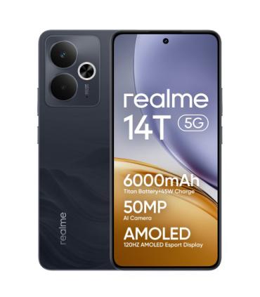 realme 14T 16,9 cm (6.67") Android 15 5G 8 GB 256 GB 6000 mAh Negro