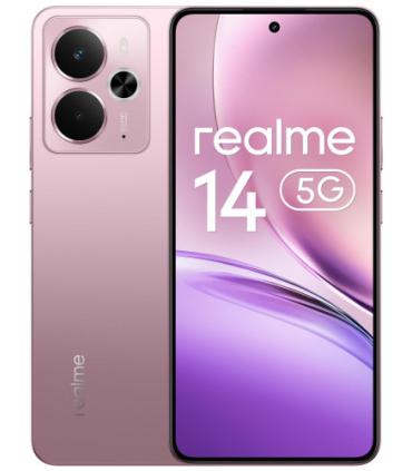 realme 14 16,9 cm (6.67") SIM doble Android 15 5G 12 GB 256 GB 5860 mAh Rosa