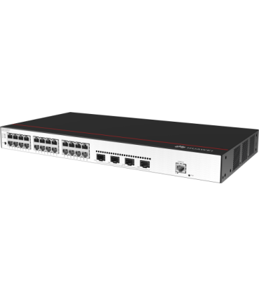 Huawei CloudEngine S5735-L24T4S-A-V2 Gestionado L3 Gigabit Ethernet (10/100/1000) 1U Negro, Plata