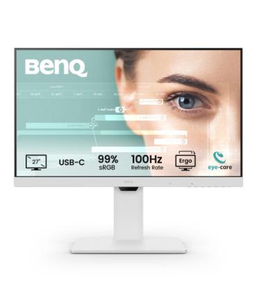 MONITOR BENQ GW2786TC 27” IPS 1080P, FHD, USB-C (65W),  100HZ, EYE-CARE, ERGONÓMICO, HUB USB,  99% SRGB, HDMI, DP, TÜV, BLANCO