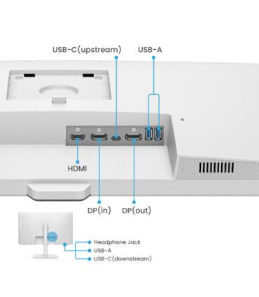 BENQ MONITOR GW3290QT (9H.LLHLA.TBE) (Q1'23) 31.5” IPS 2K QHD USB-C EYE-CARE, ALTAVOCES Y MICRÓFONO CON CANCELACION DE RUIDOS..