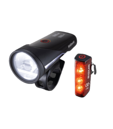 Sigma Sport Aura 100 Set + Blaze Link Iluminación trasera + iluminación delantera (set) LED