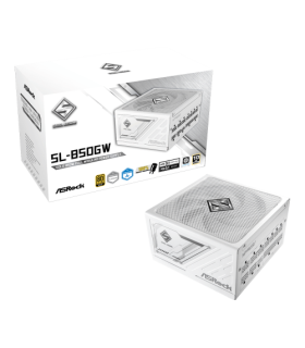 Asrock SL-850GW Steel Legend unidad de fuente de alimentación 850 W 20+4 pin ATX ATX Blanco