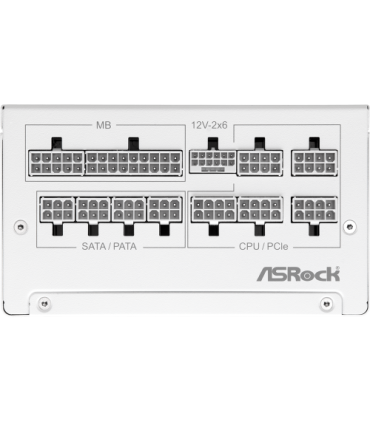 Asrock SL-850GW Steel Legend unidad de fuente de alimentación 850 W 20+4 pin ATX ATX Blanco
