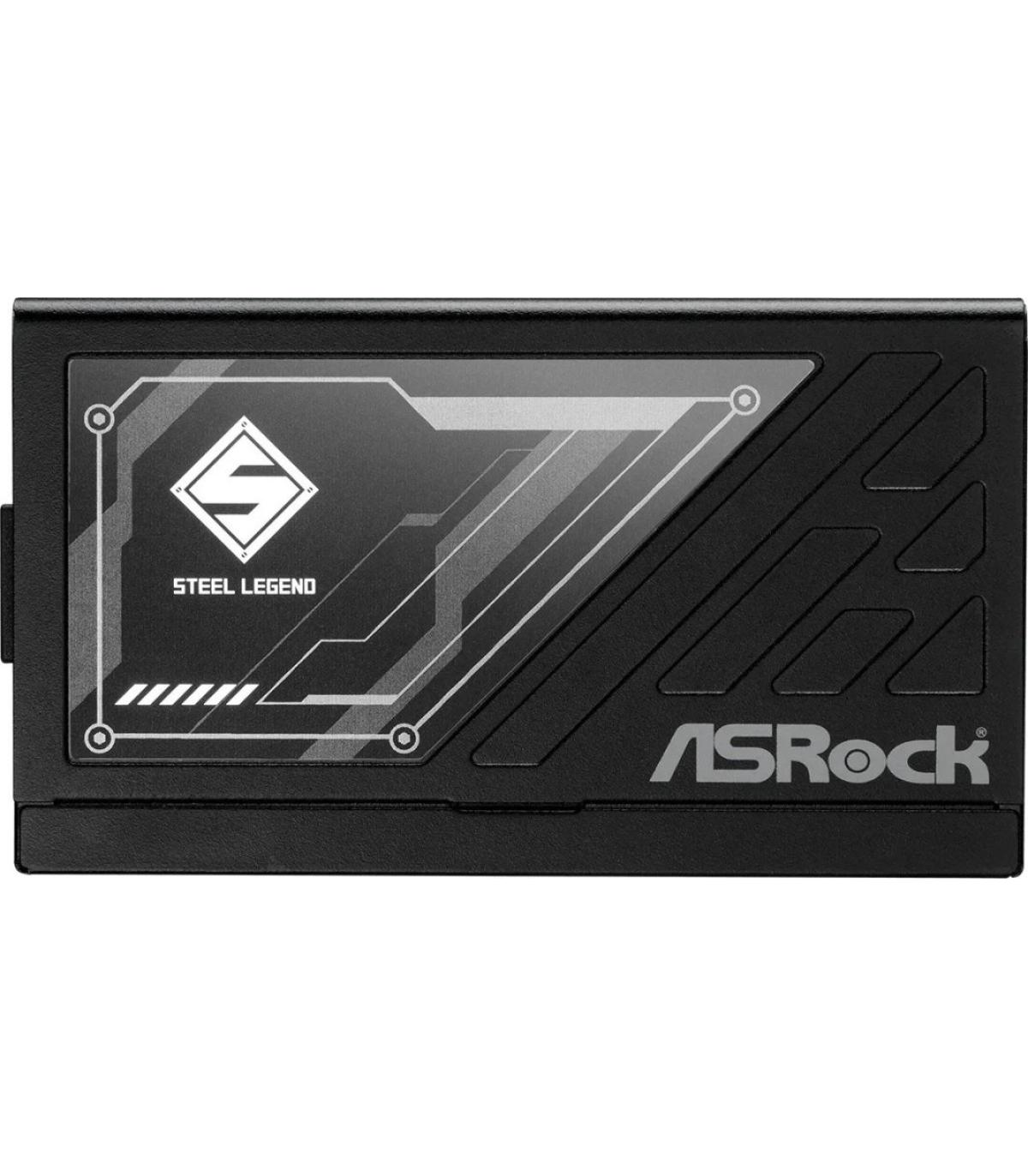 FUENTE ALIMENTACION ASROCK SL-750G,PSU,750W,80 PLUS GOLD,135MM,MODULAR,PCI-E 5.1 (12+4pin)x1,PCI-E (6+2 pin)x3,SATA (5 pin)x9