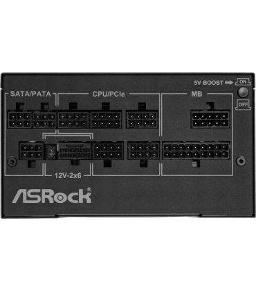 Asrock Phantom Gaming PG-850G unidad de fuente de alimentación 850 W 20+4 pin ATX ATX Negro
