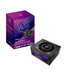 Asrock Phantom Gaming PG-1300G unidad de fuente de alimentación 1300 W 20+4 pin ATX ATX Negro