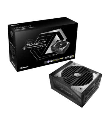 Asrock Taichi TC-1300T unidad de fuente de alimentación 1300 W 20+4 pin ATX ATX Negro