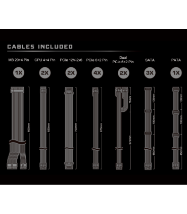 Asrock Taichi TC-1300T unidad de fuente de alimentación 1300 W 20+4 pin ATX ATX Negro