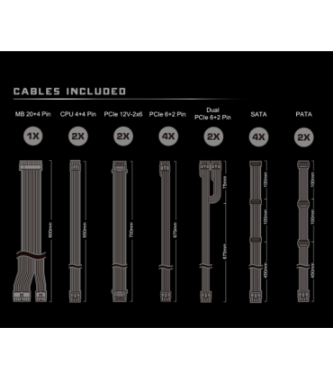 Asrock Taichi TC-1650T unidad de fuente de alimentación 1650 W 20+4 pin ATX ATX Negro