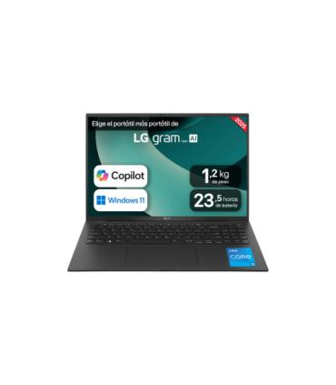 LG Gram 16Z90RU-G.AA55B ordenador portatil Intel® Core™ i5 i5-1334U Portátil 40,6 cm (16") WQXGA 16 GB LPDDR5-SDRAM 512 GB SSD..
