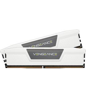 MEMORIA CORSAIR DDR5 32GB 2X16GB PC6400 VENGEANCE BLANCA CMK32GX5M2B6400Z32W