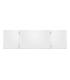 PIZARRA TRIPTICA VITRIFICADA BLANCA 400X100 (200X100 CERRADA) ROCADA 6729