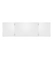 PIZARRA TRIPTICA VITRIFICADA BLANCA 400X100 (200X100 CERRADA) ROCADA 6729