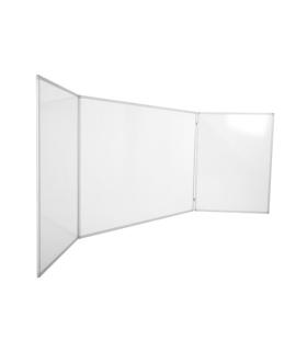 PIZARRA TRIPTICA VITRIFICADA BLANCA 240X90 (120X90 CERRADA) ROCADA 6728