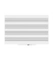 PIZARRA SKINMUSIC 100X150CM LACADA BLANCO PENTAGRAMA HORIZONTAL ROCADA 6421RMH