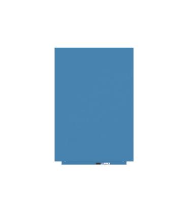 PIZARRA SIN MARCO SKINWHITEBOARD COLOR AZUL PASTEL ESCALA DE AZULES. MEDIDA 100X150CM MAGNÉTICA MODULAR ROCADA 6421R-5024