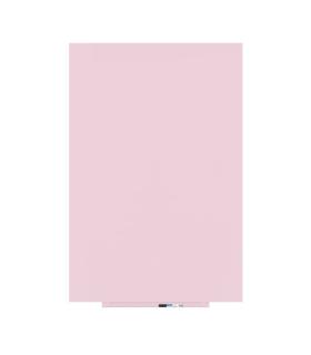 PIZARRA SIN MARCO SKINWHITEBOARD COLOR ROSA. MEDIDA 100X150CM MAGNÉTICA MODULAR ROCADA 6421R-490