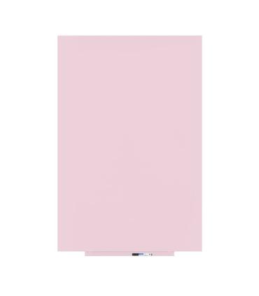 PIZARRA SIN MARCO SKINWHITEBOARD COLOR ROSA. MEDIDA 100X150CM MAGNÉTICA MODULAR ROCADA 6421R-490