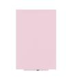 PIZARRA SIN MARCO SKINWHITEBOARD COLOR ROSA. MEDIDA 100X150CM MAGNÉTICA MODULAR ROCADA 6421R-490
