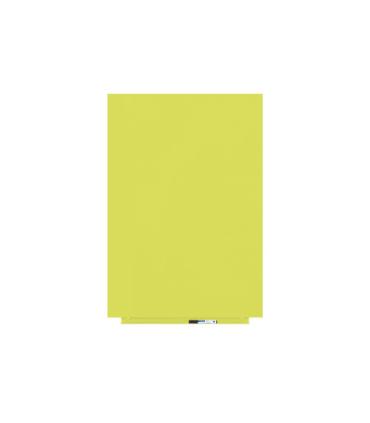 PIZARRA SIN MARCO SKINWHITEBOARD COLOR AMARILLO AZUFRE ESCALA DE AMARILLOS. MEDIDA 100X150CM MAGNÉTICA MODULAR ROCADA 6421R-1016