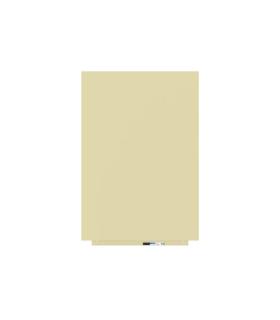 PIZARRA SIN MARCO SKINWHITEBOARD COLOR MARFIL CLARO ESCALA DE AMARILLOS. MEDIDA 100X150CM MAGNÉTICA MODULAR ROCADA 6421R-1015
