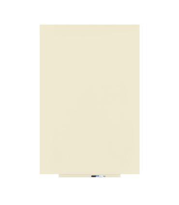 PIZARRA SIN MARCO SKINWHITEBOARD COLOR BLANCO PERLA ESCALA DE AMARILLOS. MEDIDA 100X150CM MAGNÉTICA MODULAR ROCADA 6421R-1013