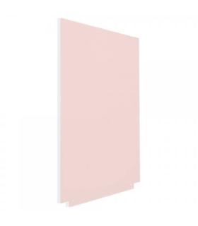 PIZARRA SIN MARCO SKINWHITEBOARD COLOR ROSA. MEDIDA 75X115CM MAGNÉTICA MODULAR ROCADA 6420R-490