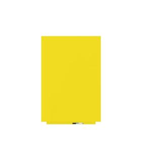 PIZARRA SIN MARCO SKINWHITEBOARD COLOR AMARILLO TRÁFICO ESCALA DE AMARILLOS. MEDIDA 75X115CM MAGNÉTICA MODULAR ROCADA 6420R-1023