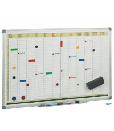 PLANING ANUAL MAGNETICO CON MARCO DE ALUMINIO 60X90 CM. FAIBO PLA