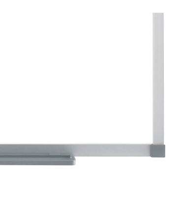 Nobo Pizarra blanca Basic magnética de acero 1500x1000 mm con marco básico