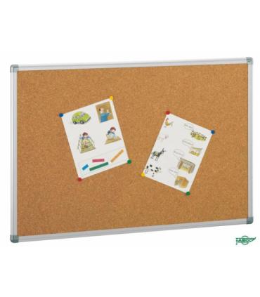 TABLERO ANUNCIOS CORCHO CON MARCO DE ALUMINIO 100X200 CM FAIBO 601-5