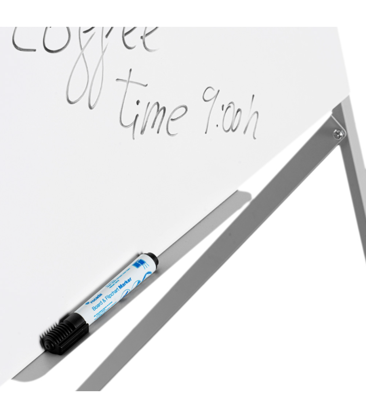 PIZARRA CONFERENCIAS MAGNÉTICA LACADA CON ESTRUCTURA METÁLICA PLEGABLE ROCADA 605V22